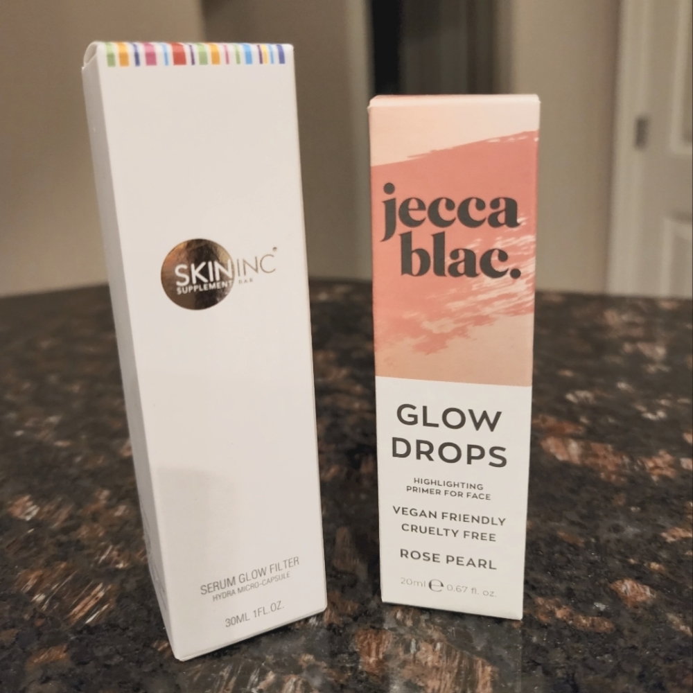 BUNDLE: Skin Inc Serum Glow Filter & Jecca Blac Glow Drops Rose Pearl